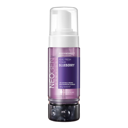 [NeoGen] DERMALOGY REAL FRESH FOAM CLEANSER BLUEBERRY 160G